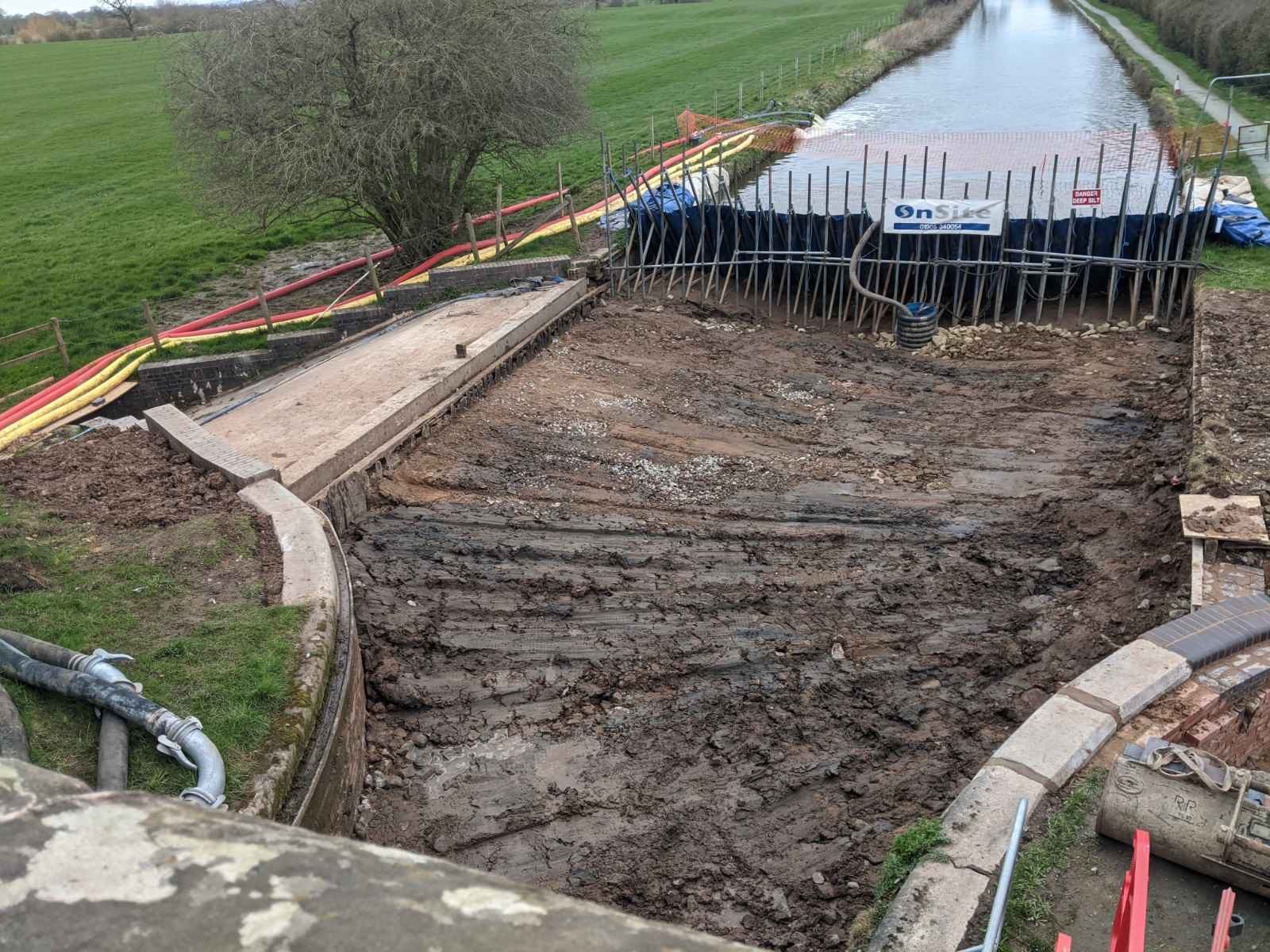 Work on the canal, March 27th